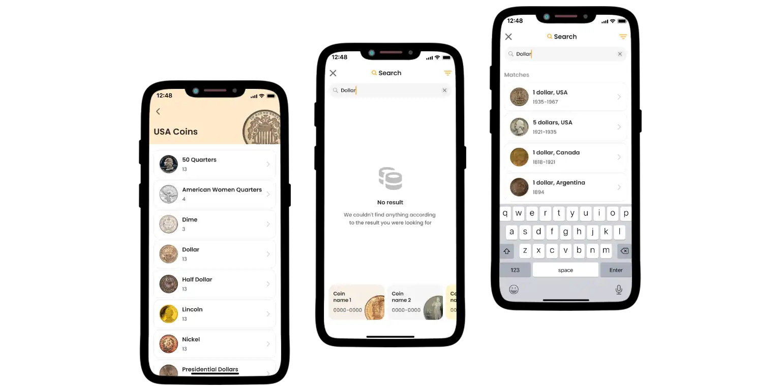 Coin ID Scanner’s functions demonstration.